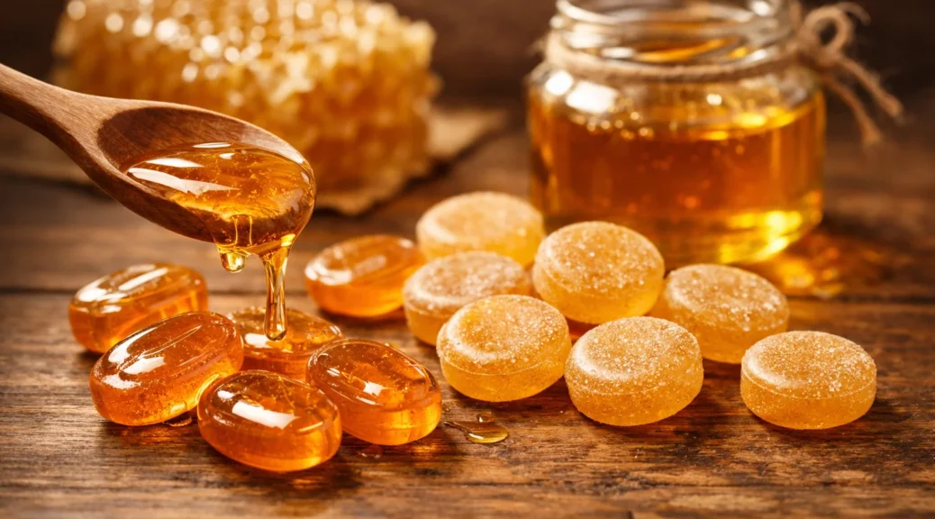 Pastilles et bonbons au miel